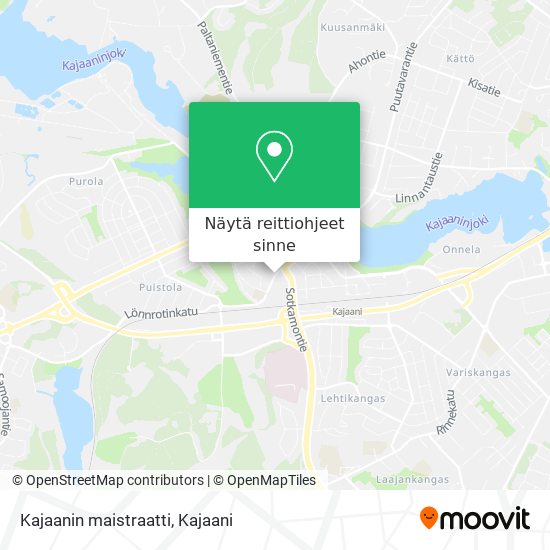 Kajaanin maistraatti kartta