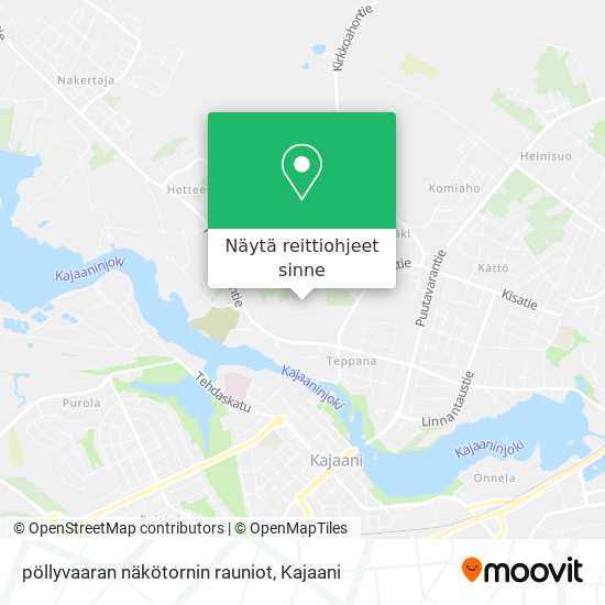 pöllyvaaran näkötornin rauniot kartta