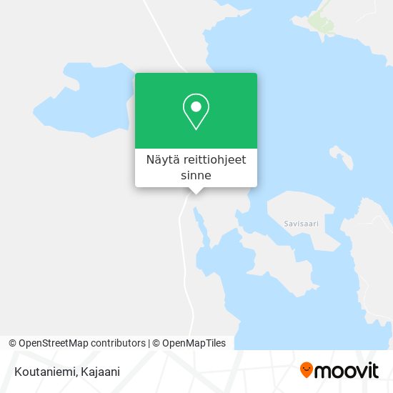 Koutaniemi kartta