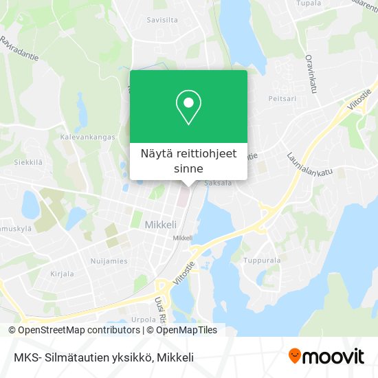 MKS- Silmätautien yksikkö kartta