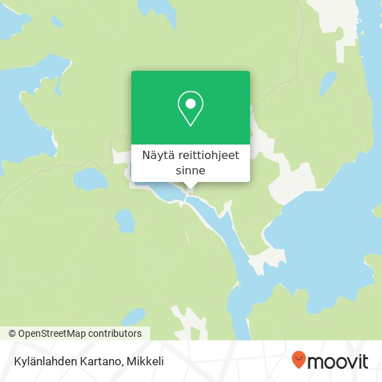 Kylänlahden Kartano kartta