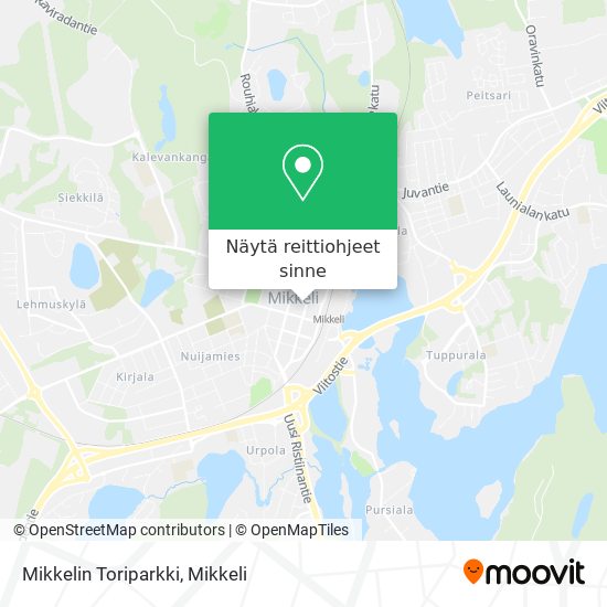 Mikkelin Toriparkki kartta