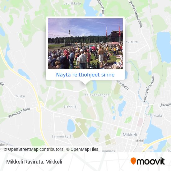 Mikkeli Ravirata kartta