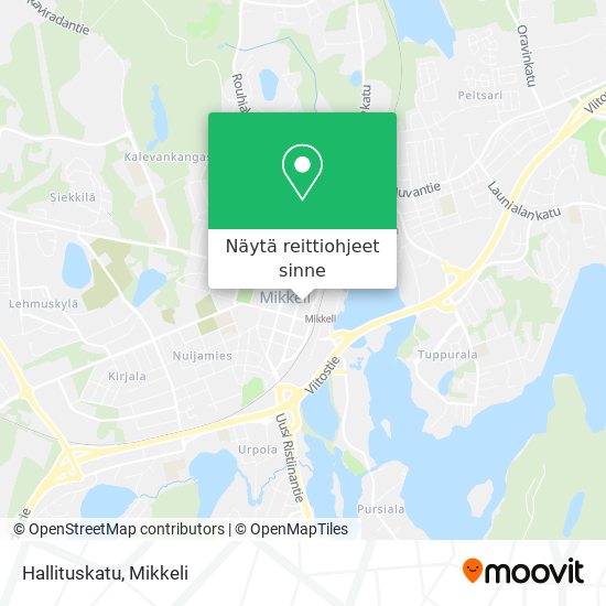 Hallituskatu kartta