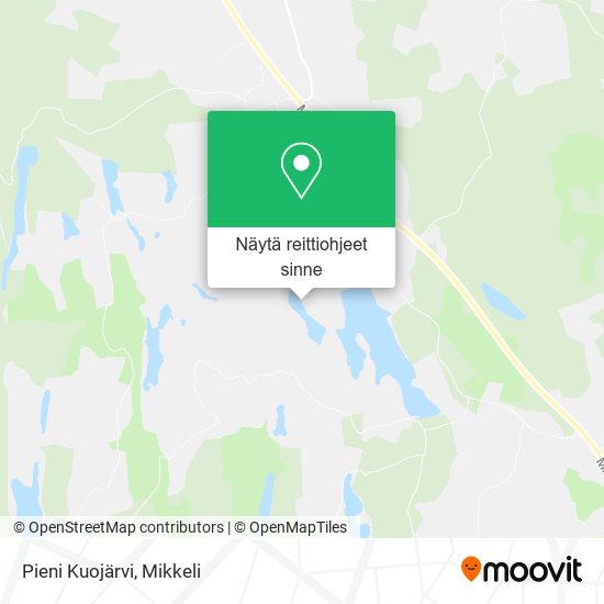 Pieni Kuojärvi kartta