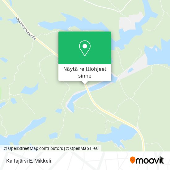 Kaitajärvi E kartta