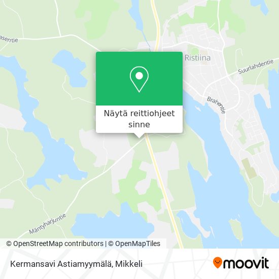 Kermansavi Astiamyymälä kartta