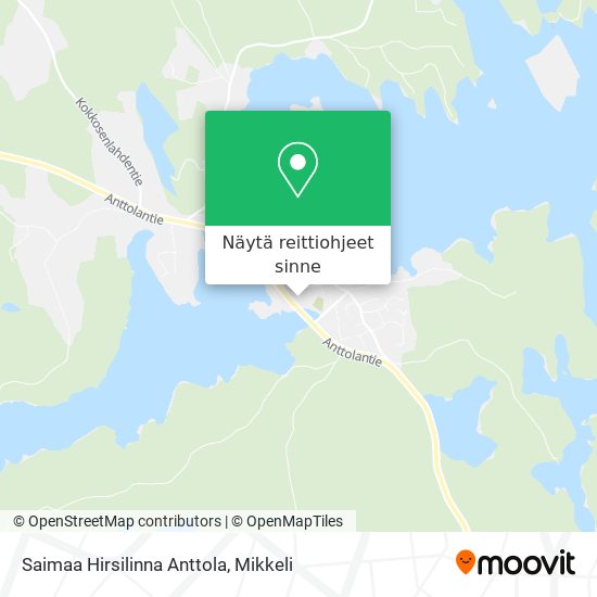 Saimaa Hirsilinna Anttola kartta