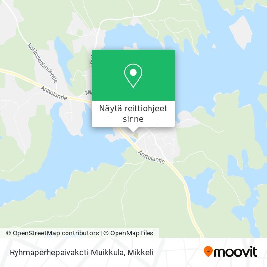 Ryhmäperhepäiväkoti Muikkula kartta