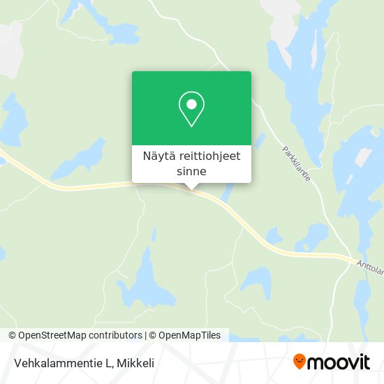 Vehkalammentie L kartta