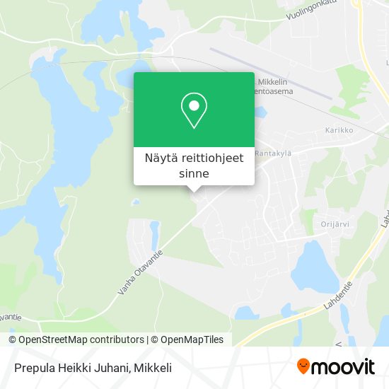 Prepula Heikki Juhani kartta