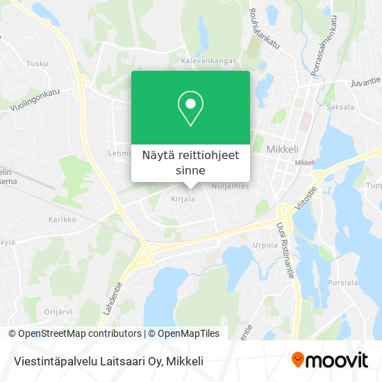 Viestintäpalvelu Laitsaari Oy kartta