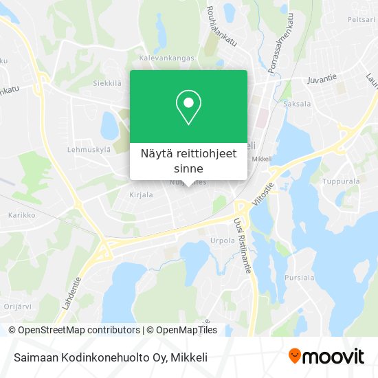 Saimaan Kodinkonehuolto Oy kartta