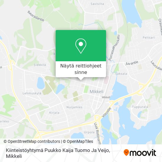 Kiinteistöyhtymä Puukko Kaija Tuomo Ja Veijo kartta