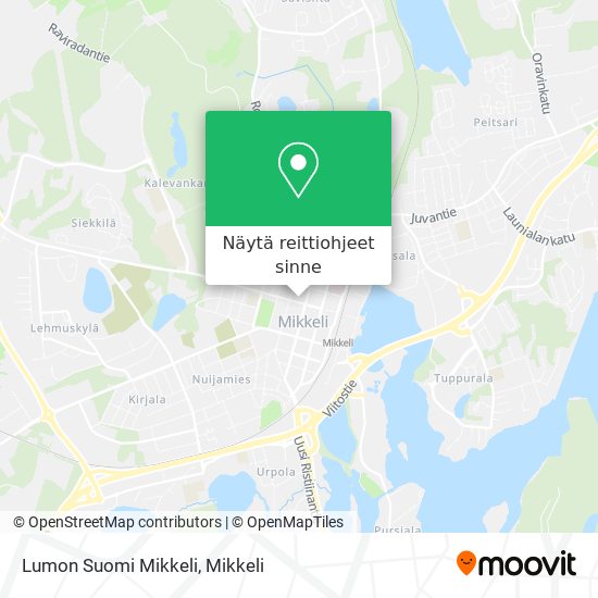 Lumon Suomi Mikkeli kartta