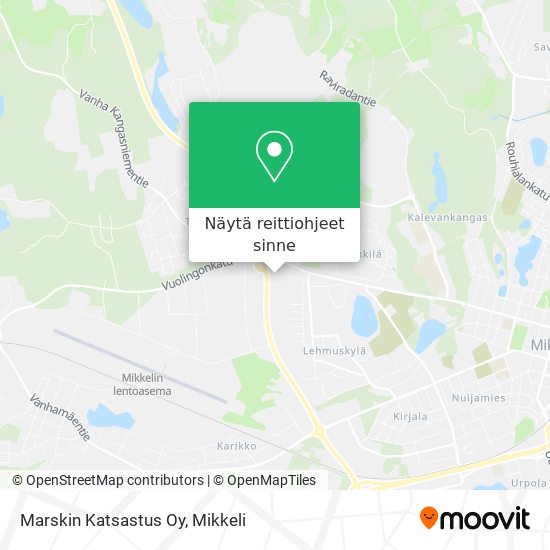Marskin Katsastus Oy kartta