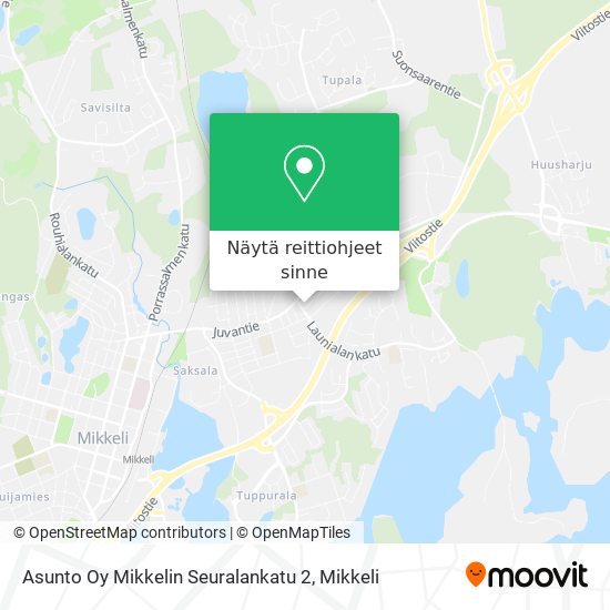 Asunto Oy Mikkelin Seuralankatu 2 kartta