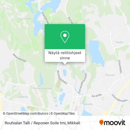 Rouhialan Talli / Reponen Soile tmi kartta