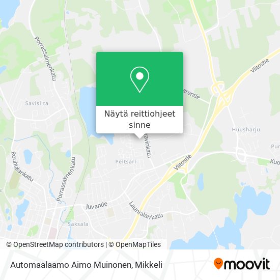 Automaalaamo Aimo Muinonen kartta