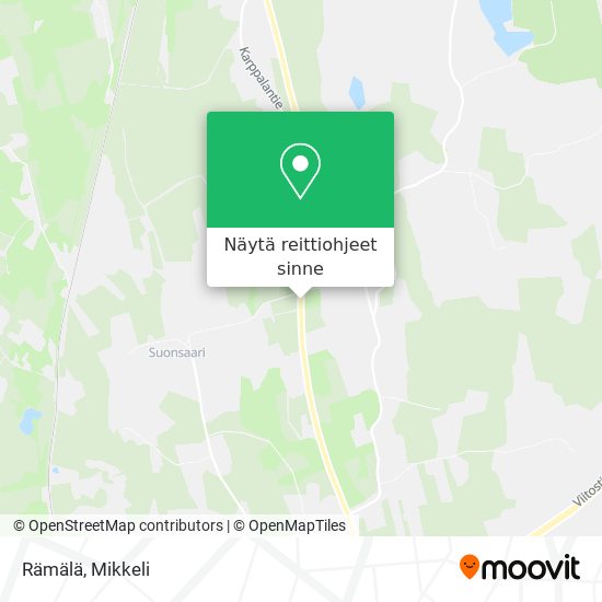 Rämälä kartta