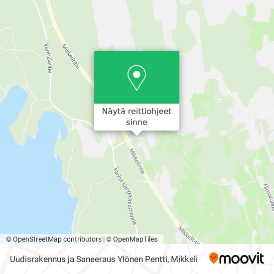 Uudisrakennus ja Saneeraus Ylönen Pentti kartta