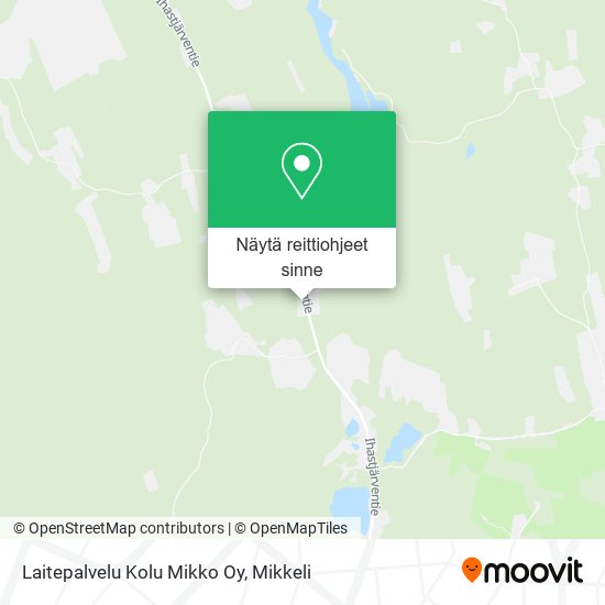 Laitepalvelu Kolu Mikko Oy kartta