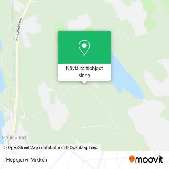 Hepojärvi kartta