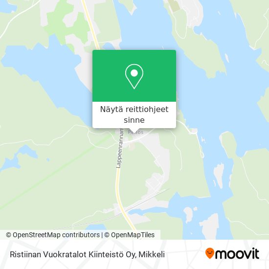 Ristiinan Vuokratalot Kiinteistö Oy kartta