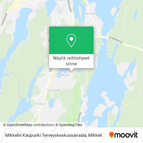 Mikkelin Kaupunki Terveyskeskussairaala kartta