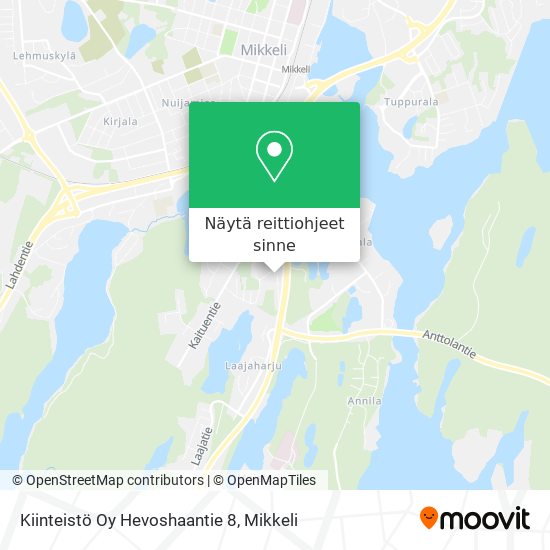 Kiinteistö Oy Hevoshaantie 8 kartta