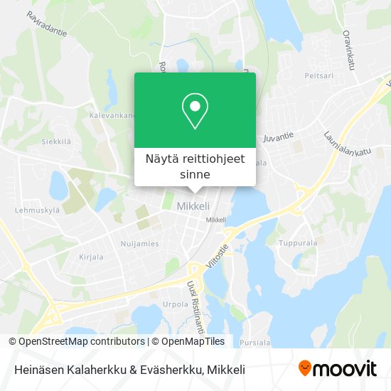 Heinäsen Kalaherkku & Eväsherkku kartta