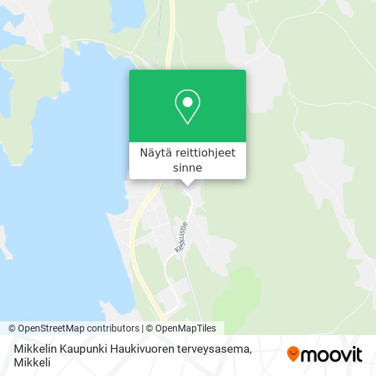 Mikkelin Kaupunki Haukivuoren terveysasema kartta