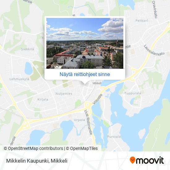Mikkelin Kaupunki kartta