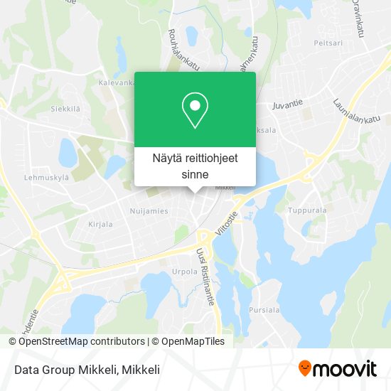 Data Group Mikkeli kartta