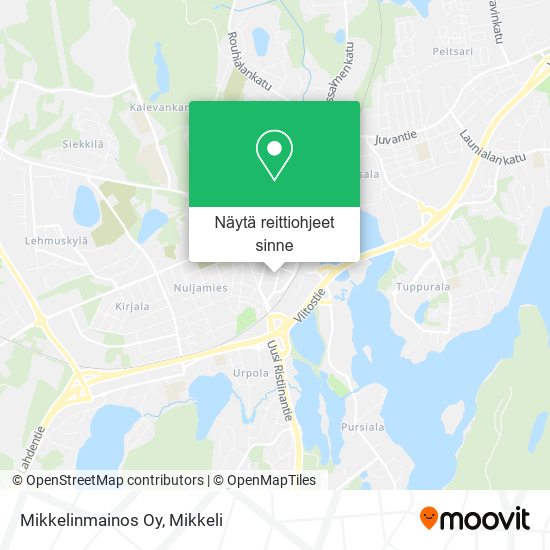 Mikkelinmainos Oy kartta