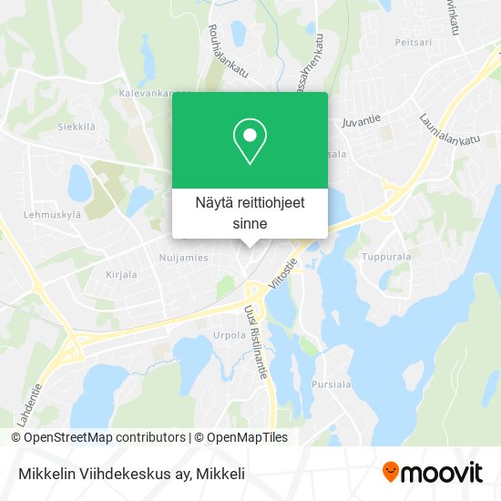 Mikkelin Viihdekeskus ay kartta