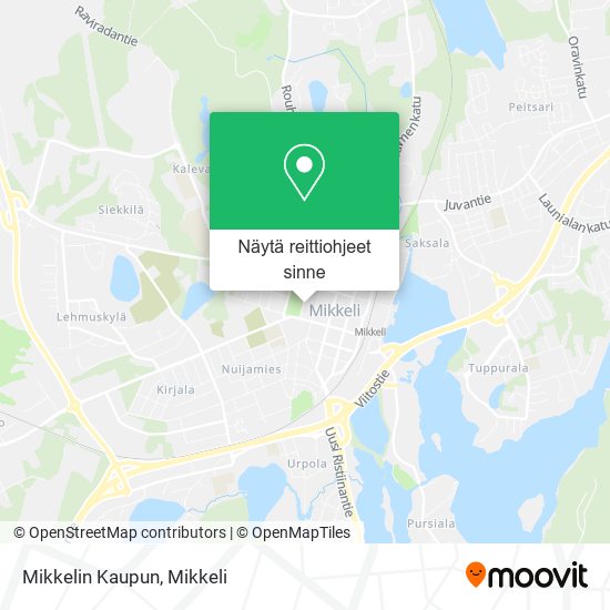 Mikkelin Kaupun kartta