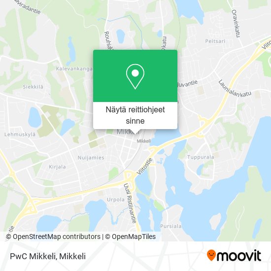 PwC Mikkeli kartta