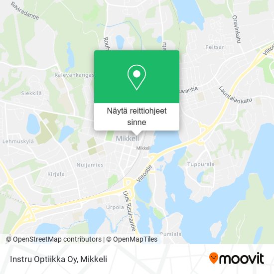 Instru Optiikka Oy kartta