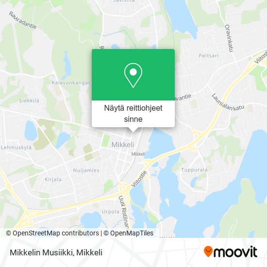Mikkelin Musiikki kartta