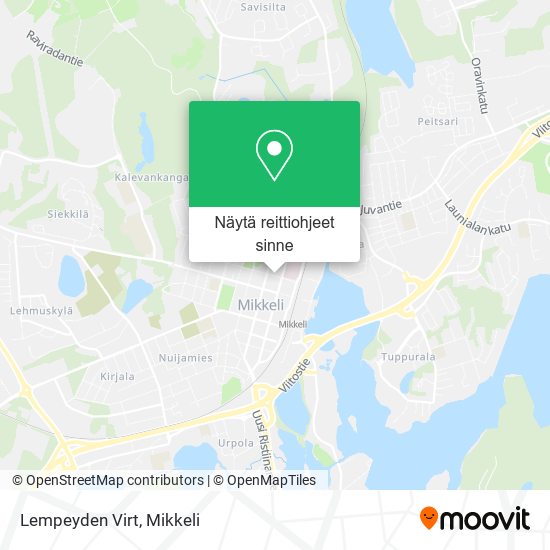 Lempeyden Virt kartta