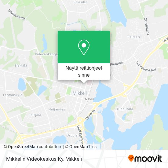 Mikkelin Videokeskus Ky kartta