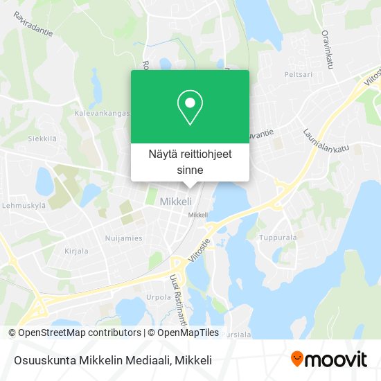 Osuuskunta Mikkelin Mediaali kartta