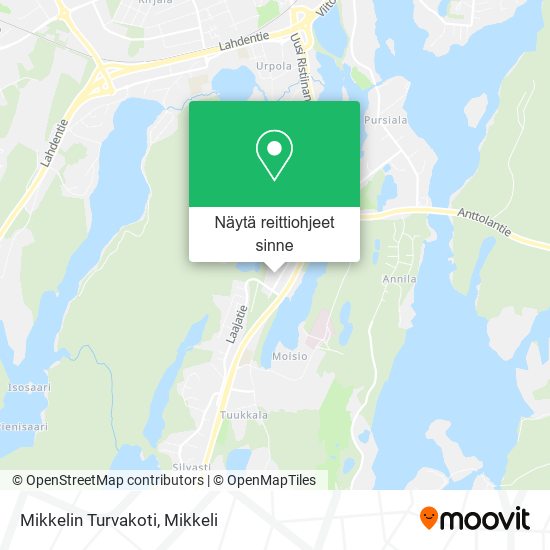 Mikkelin Turvakoti kartta