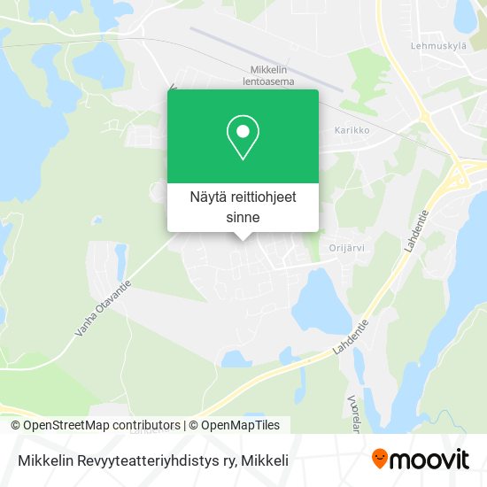 Mikkelin Revyyteatteriyhdistys ry kartta