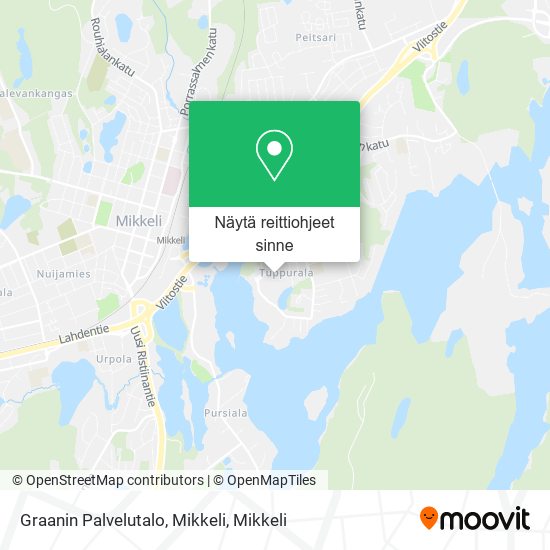 Graanin Palvelutalo, Mikkeli kartta