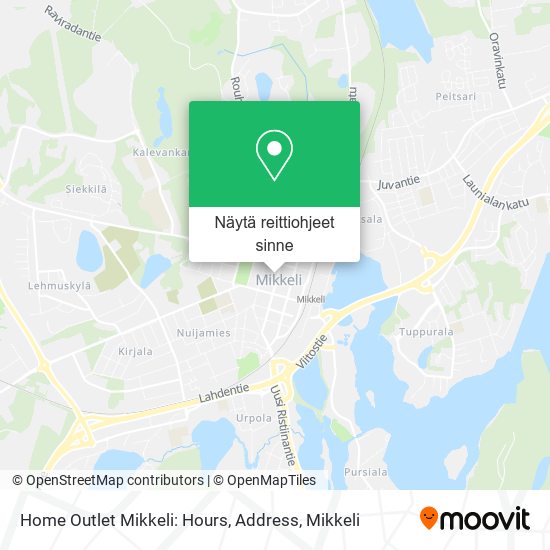 Home Outlet Mikkeli: Hours, Address kartta