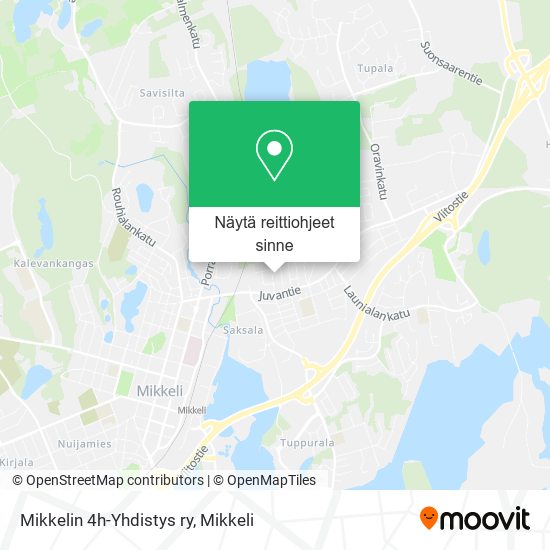 Mikkelin 4h-Yhdistys ry kartta