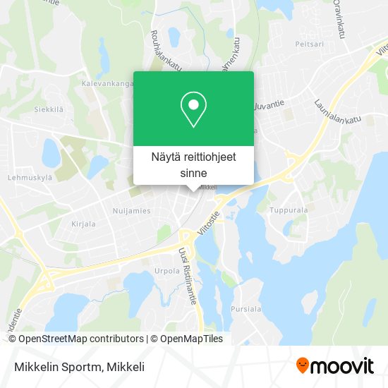 Mikkelin Sportm kartta