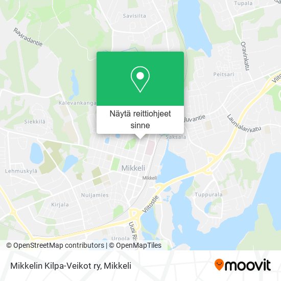 Mikkelin Kilpa-Veikot ry kartta